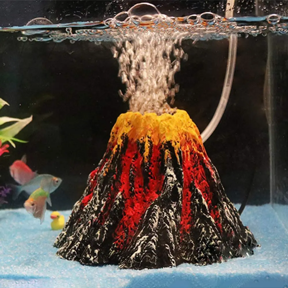 Volcano Ornaments with Air Bubbler