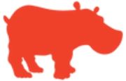 Kiss The Hippo At Home Logo