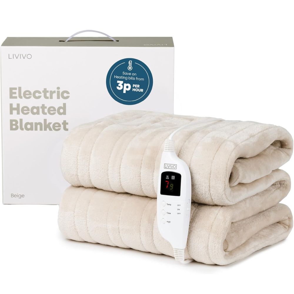 LIVIVO Electric Heated Throw Blanket 1