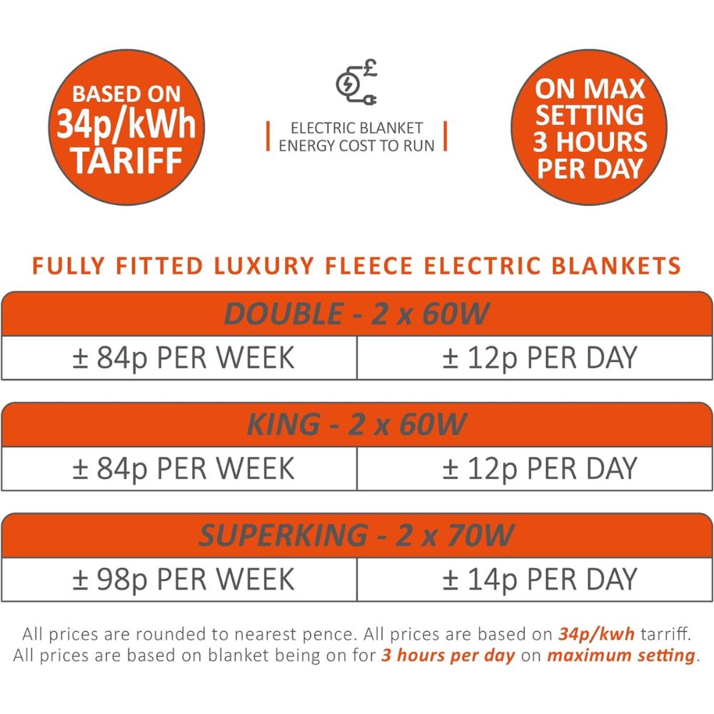 Warmer Electric Blanket SuperKing Size 2