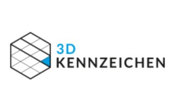 3D Kennzeichen Logo